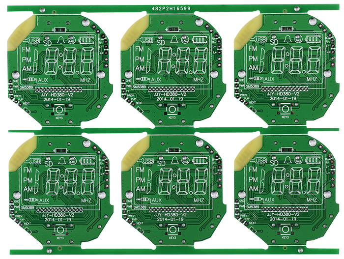 蓝牙音响双面PCB喷锡板(图2)